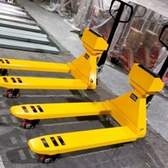 Hubwagen mit Waage CBY-25S, 2500 kg 1150 mm, PU-Räder