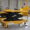 Scherenhubtisch mit Doppelschere PTS 1500 kg, Hubhöhe 360-1500 mm, Plattform 905x500x50 mm